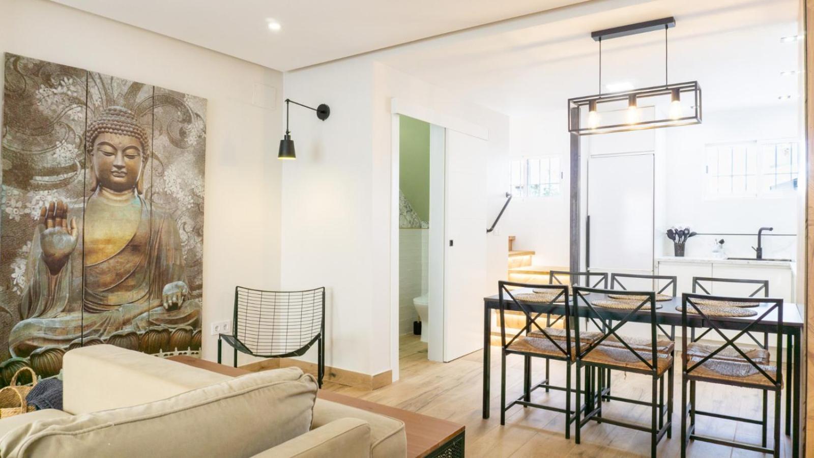 Ferienwohnung Acogedora Casa Junto Al Mar ,Cerca Del Centro Urbano Málaga Exterior foto